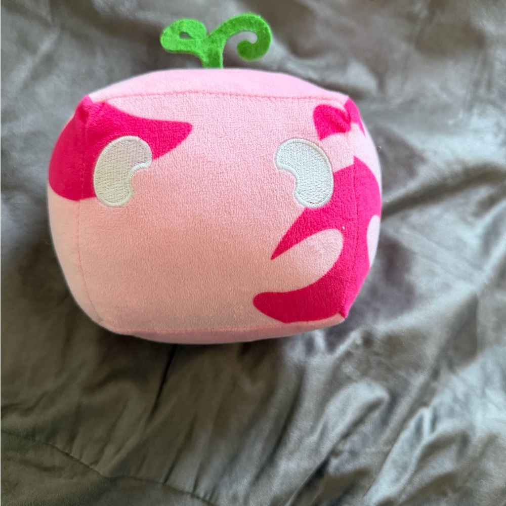 Pink and Green Plush Toy